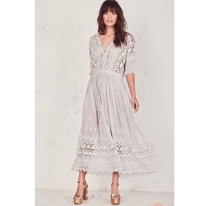 NWT LoveShackFancy Delfina eyelet dress size 0